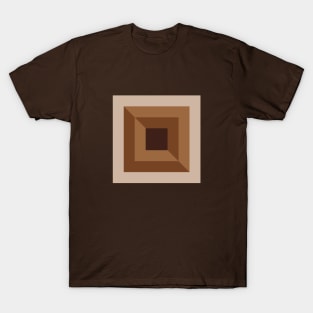 Earth Tones Geo Frames T-Shirt